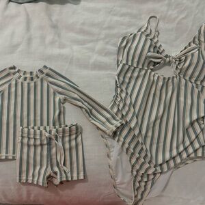 Rylee and cru matching swim baby boy womens